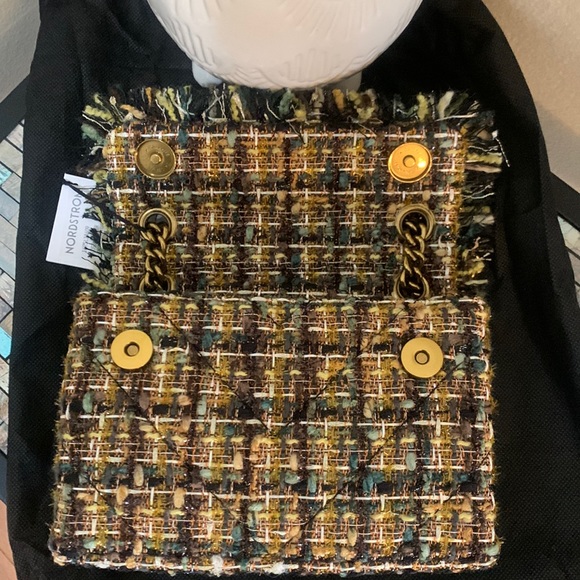 Kurt Geiger London Mini Kensington x Tweed Crossbody Bag - Picture 7 of 17